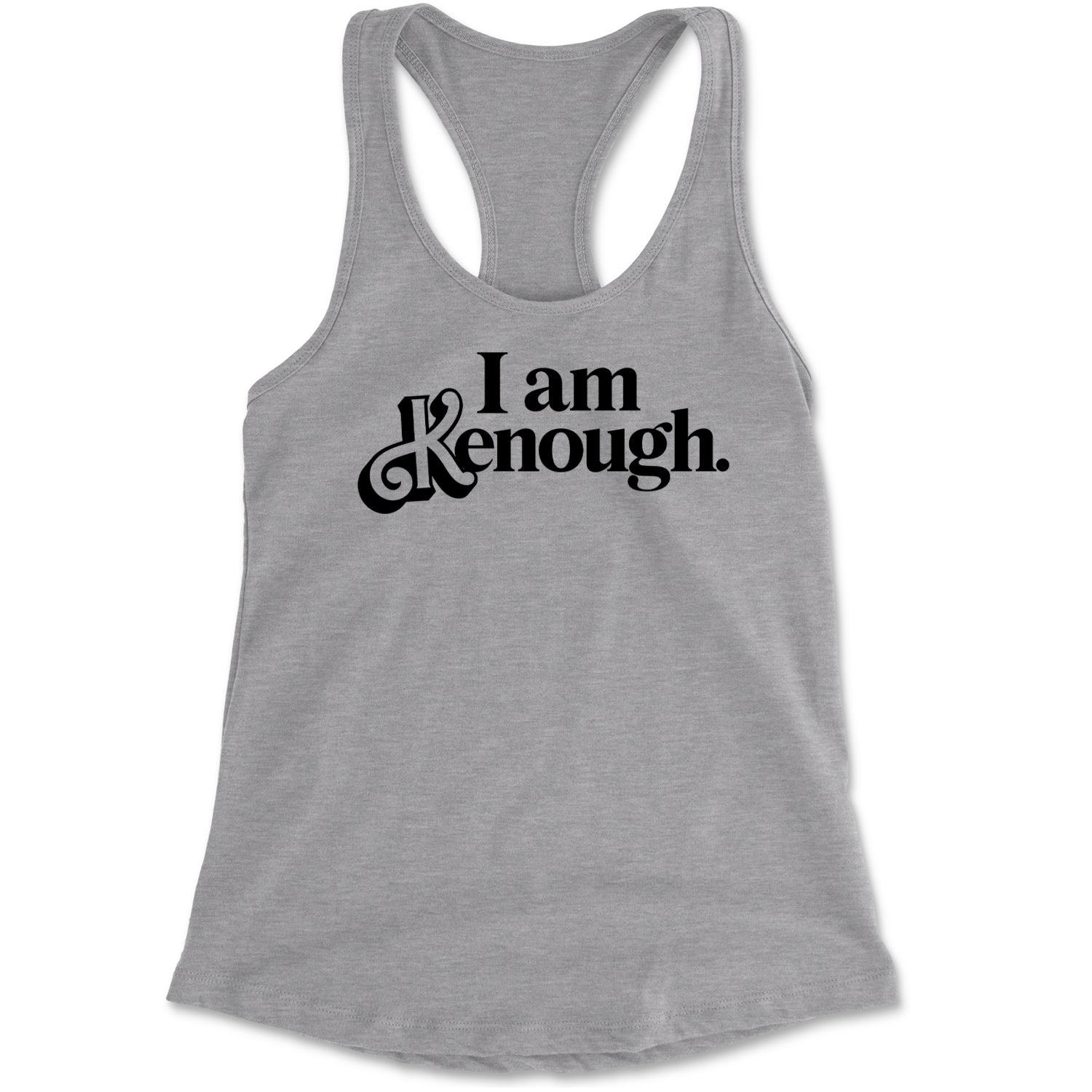 I Am Kenough Barbenheimer Racerback Tank Top for Women Cotton Candy