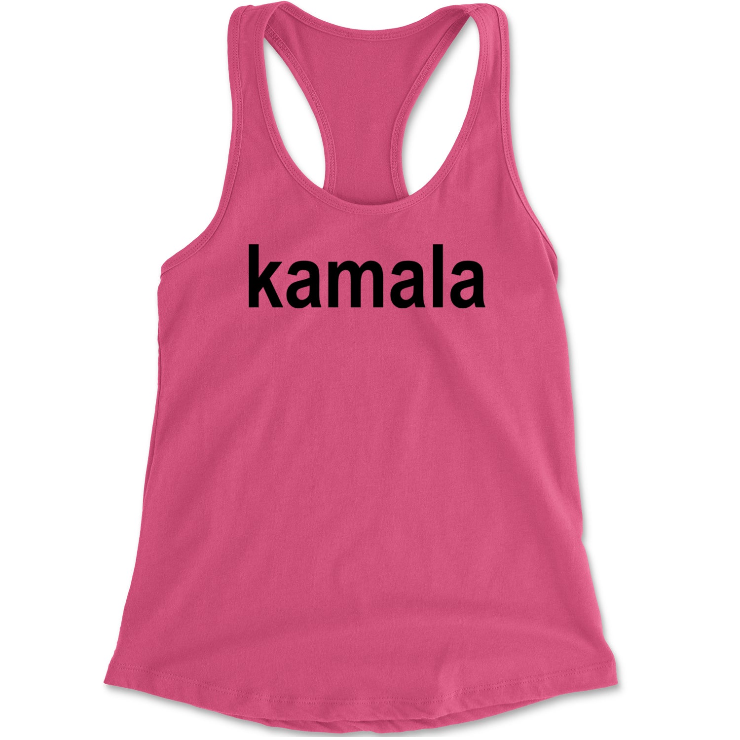 Kamala Black Print Kamala Harris For President Racerback Tank Top for Women Heather Grey