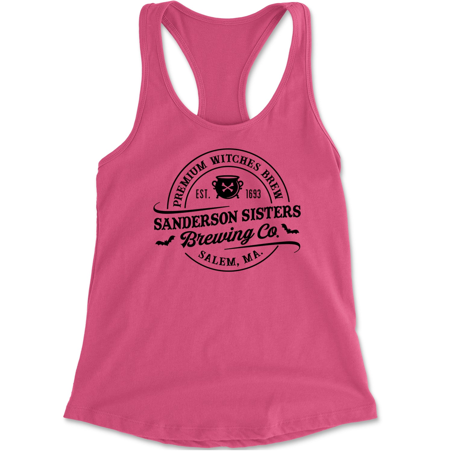 Sanderson Sisters Brewing Company Witches Brew Racerback Tank Top for Women Heather Grey