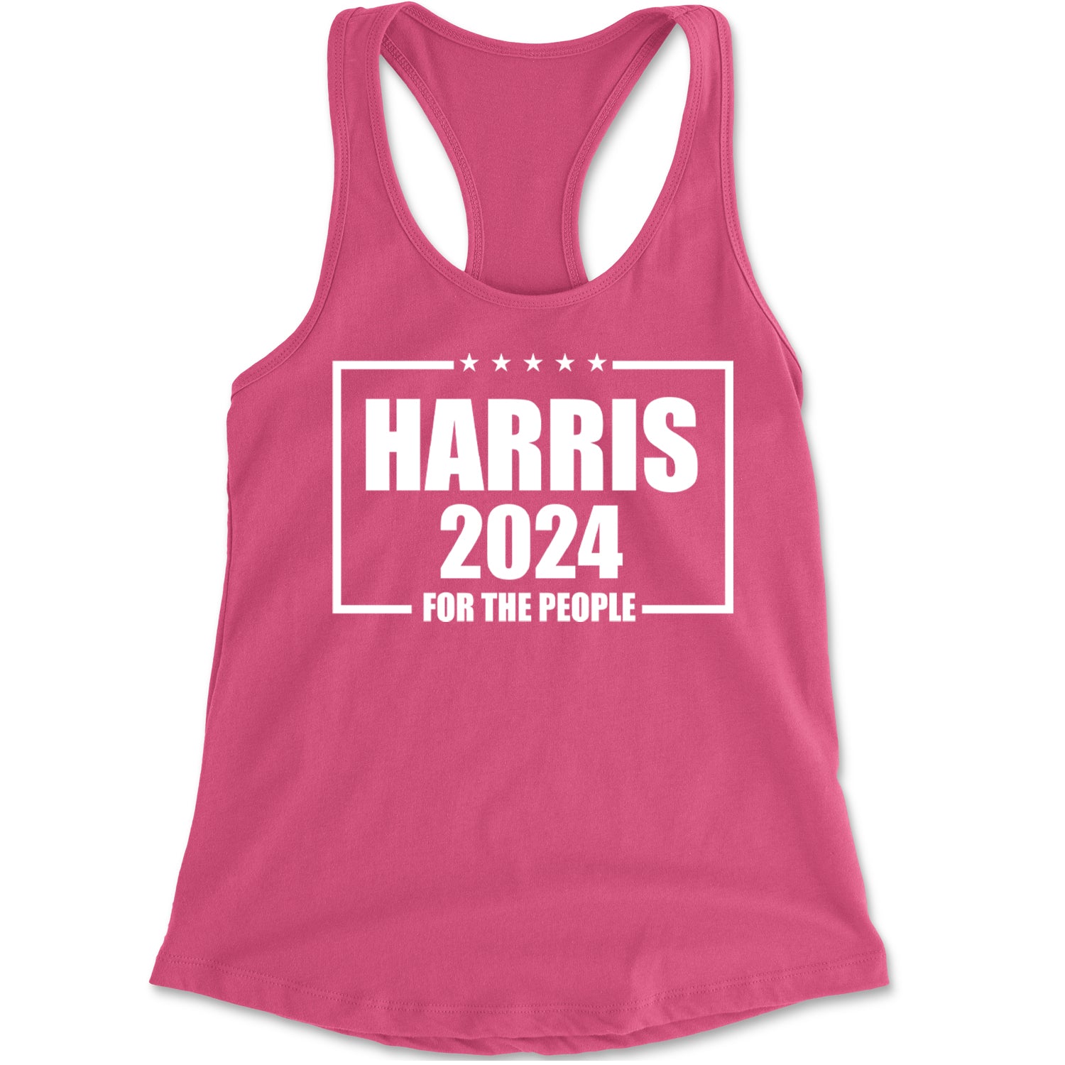 Harris 2024 - Vote For Kamala For President Racerback Tank Top for Women Hot Pink