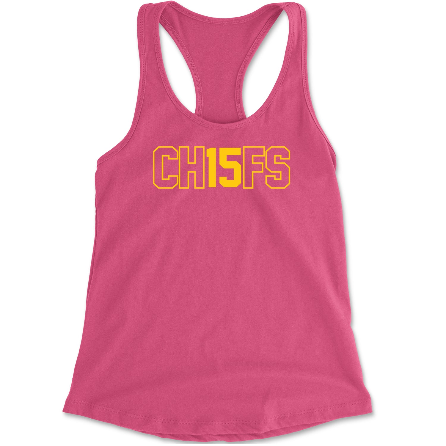 Ch15fs Chief 15 Shirt Racerback Tank Top for Women Hot Pink