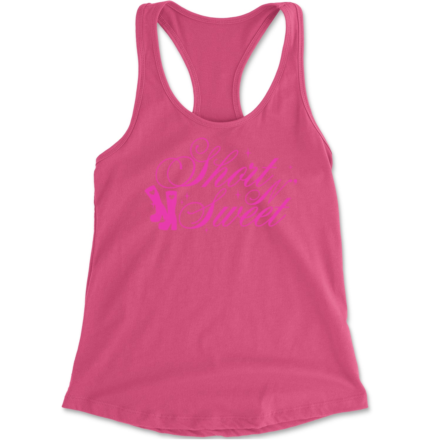 Boots Short N' Sweet Racerback Tank Top for Women Hot Pink