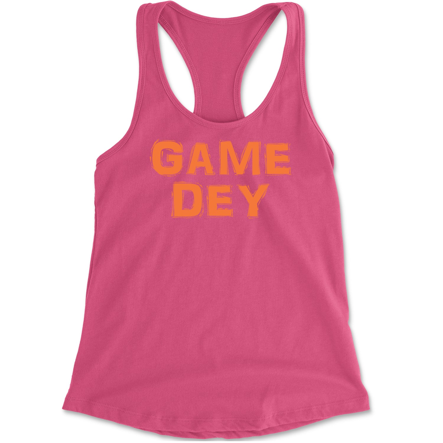 Game Dey Cincinnati Football Racerback Tank Top for Women Hot Pink