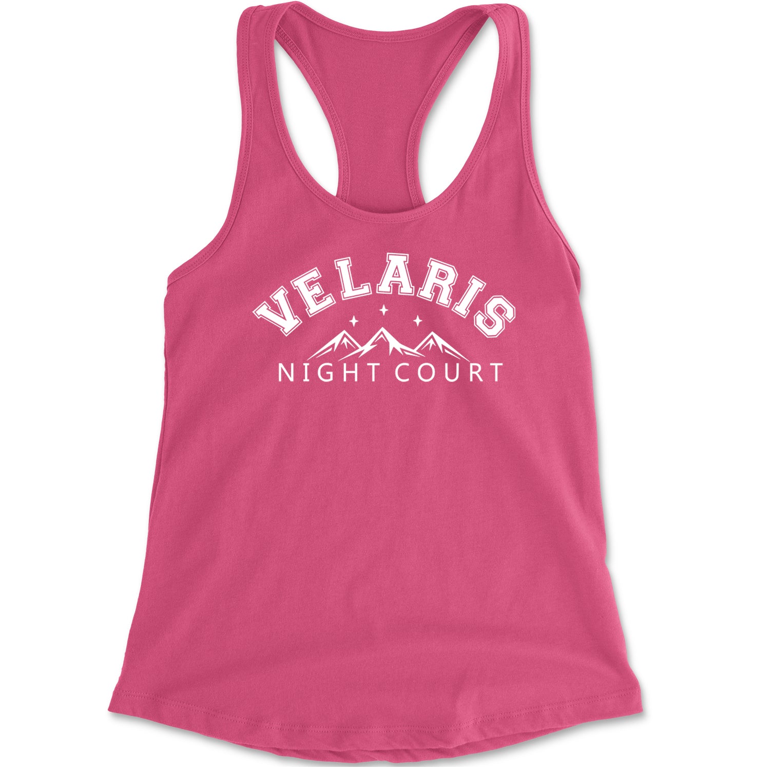 Velaris Night Court Squad Starfall Racerback Tank Top for Women Hot Pink