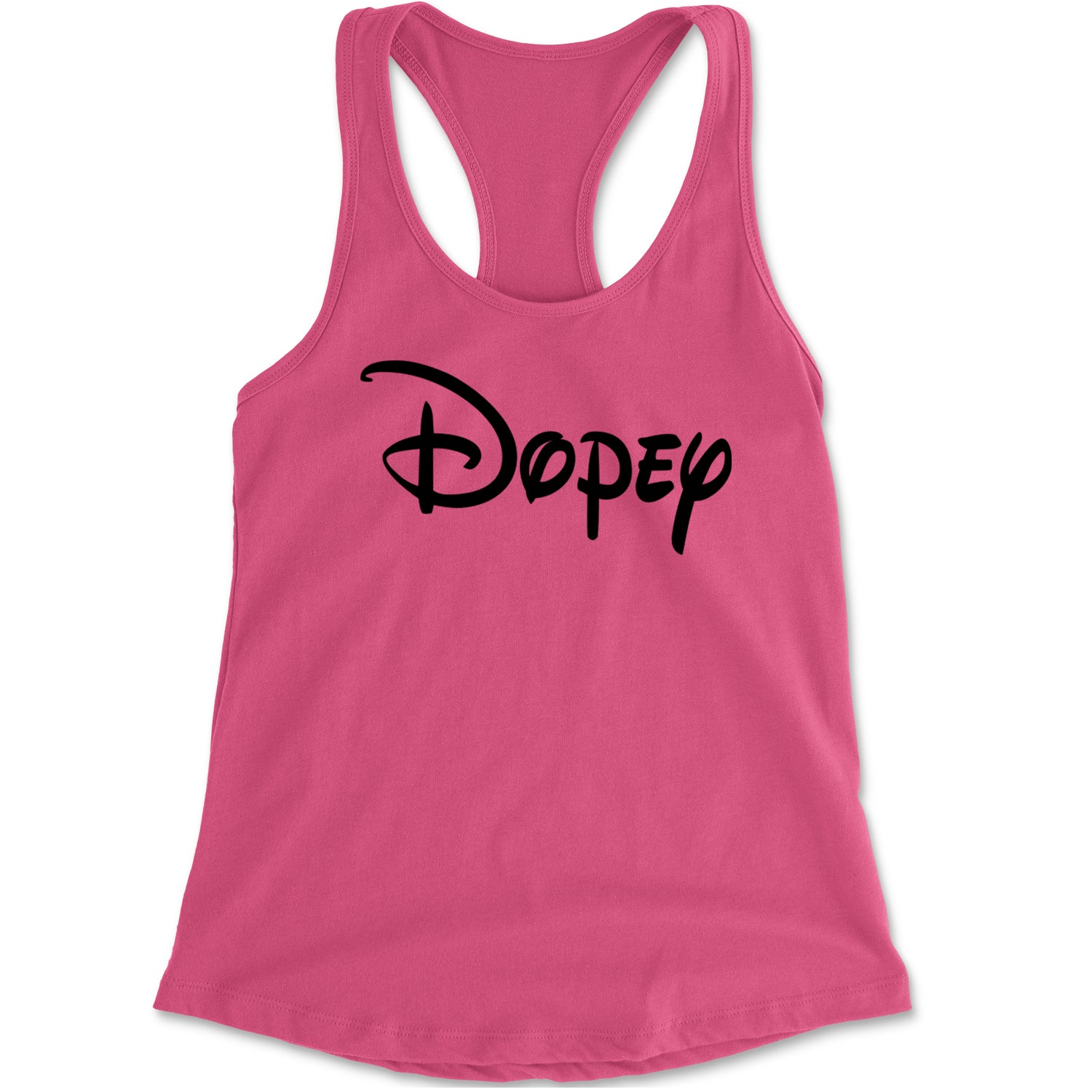 Dopey - 7 Dwarfs Costume Racerback Tank Top for Women Heather Grey