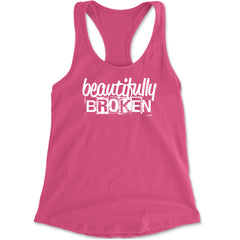 Beautifully Broken Music Racerback Tank Top for Women