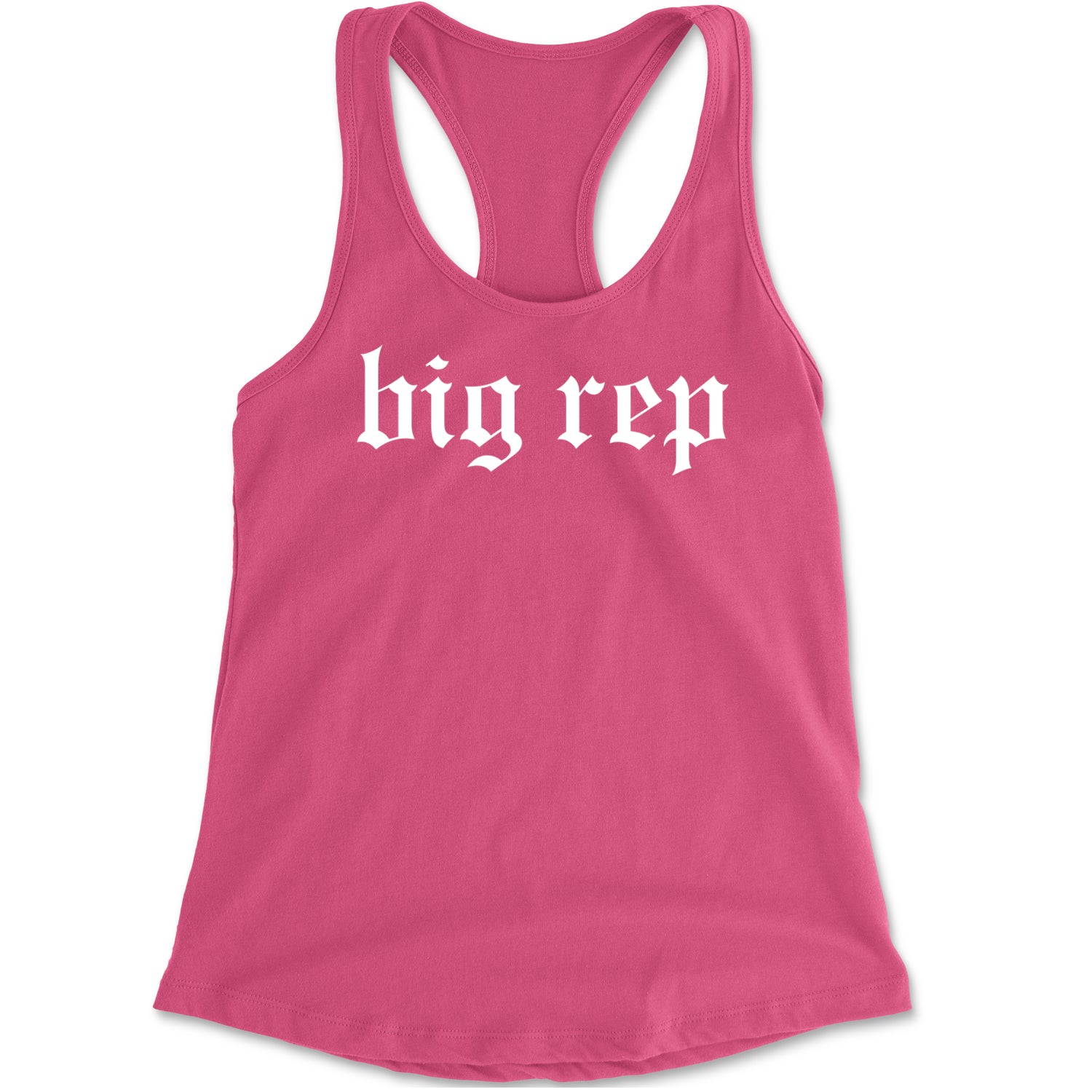 Big Rep Reputation Music Lover Gift Fan Favorite Racerback Tank Top for Women Hot Pink