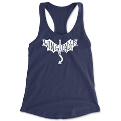 Wingleader Basgiath War College Racerback Tank Top for Women Navy Blue