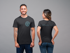 TLC To Love a Canine Dog Rescue Teal Mens T-shirt 