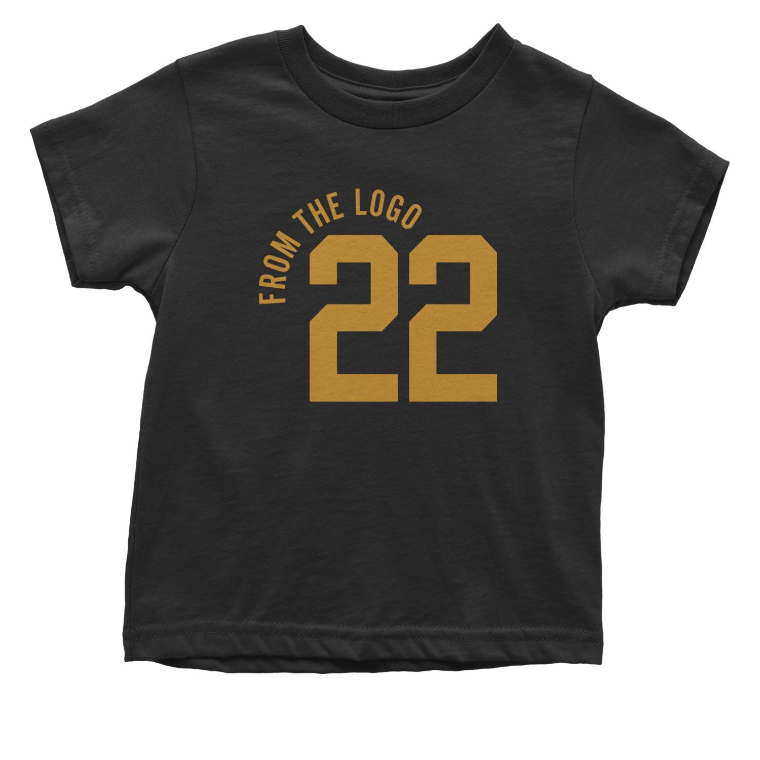 From The Logo #22 Basketball Infant One-Piece Romper Bodysuit and Toddler T-shirt Black