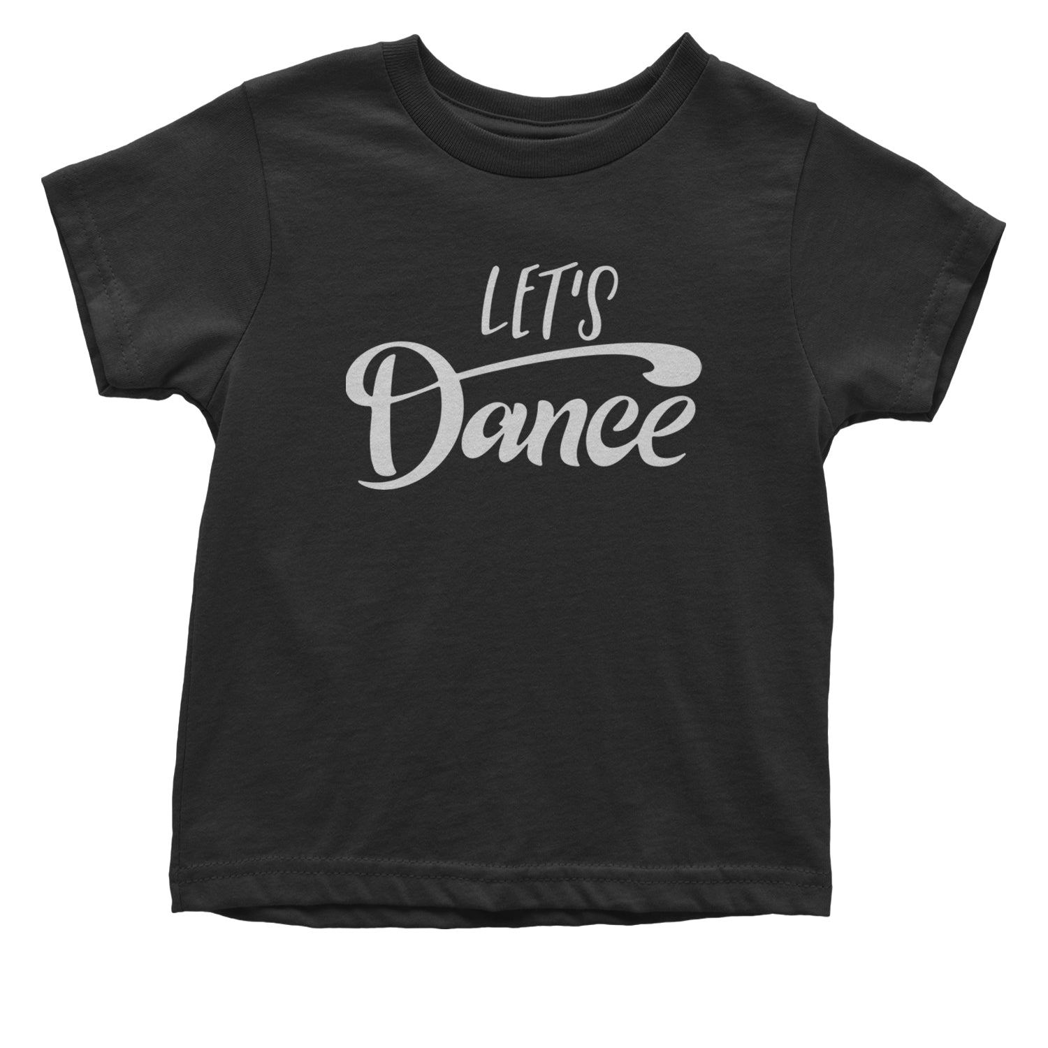 Let's Dance Infant One-Piece Romper Bodysuit and Toddler T-shirt Black