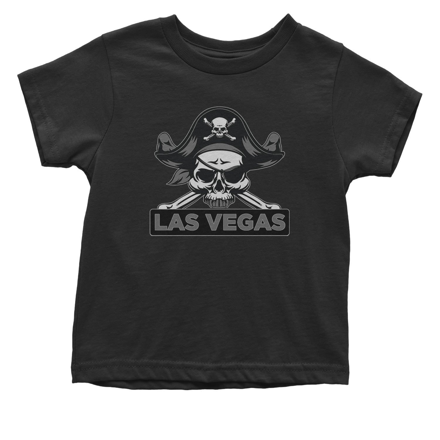 Raider Skull Straight Outta Las Vegas Infant One-Piece Romper Bodysuit and Toddler T-shirt Black