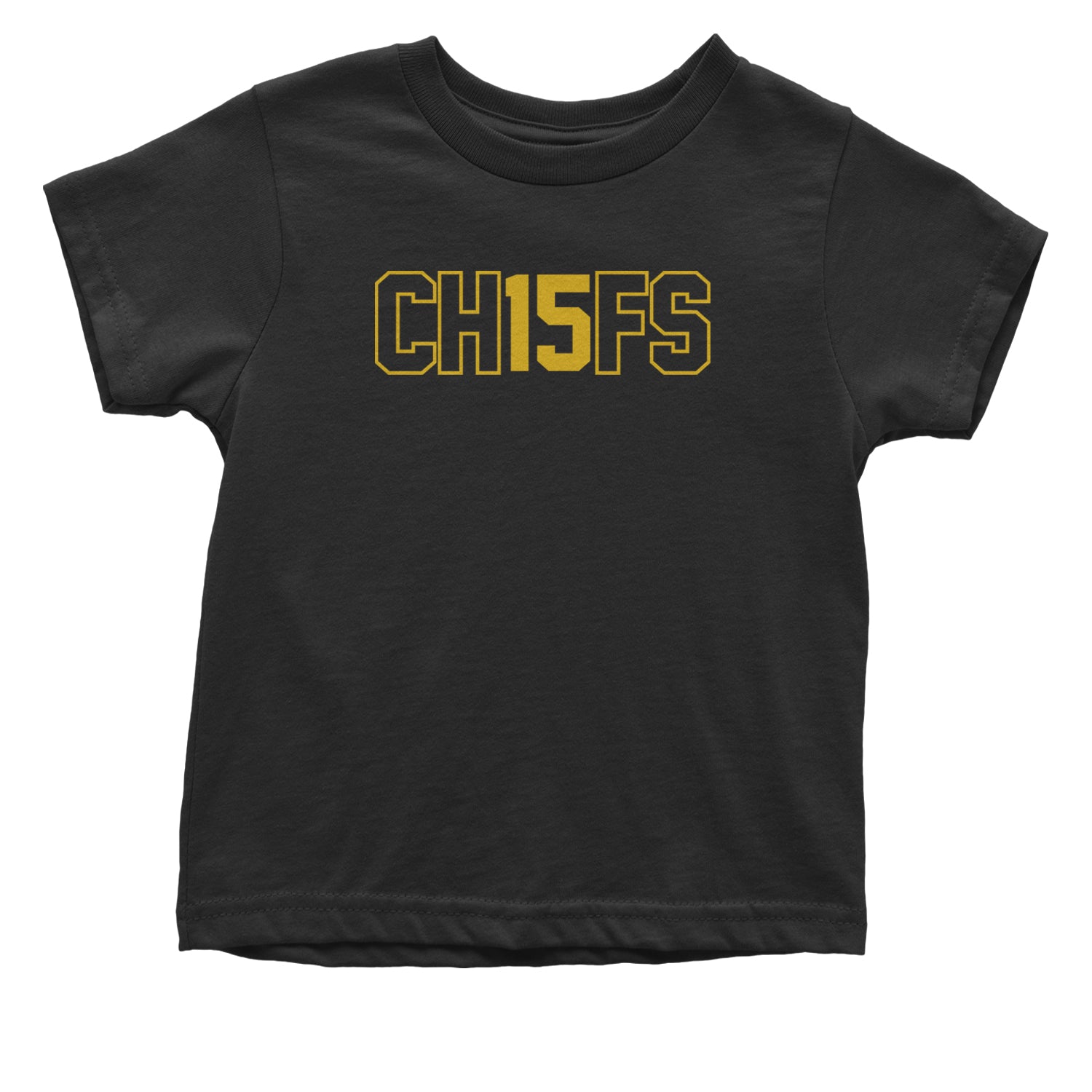 Ch15fs Chief 15 Shirt Infant One-Piece Romper Bodysuit and Toddler T-shirt Black