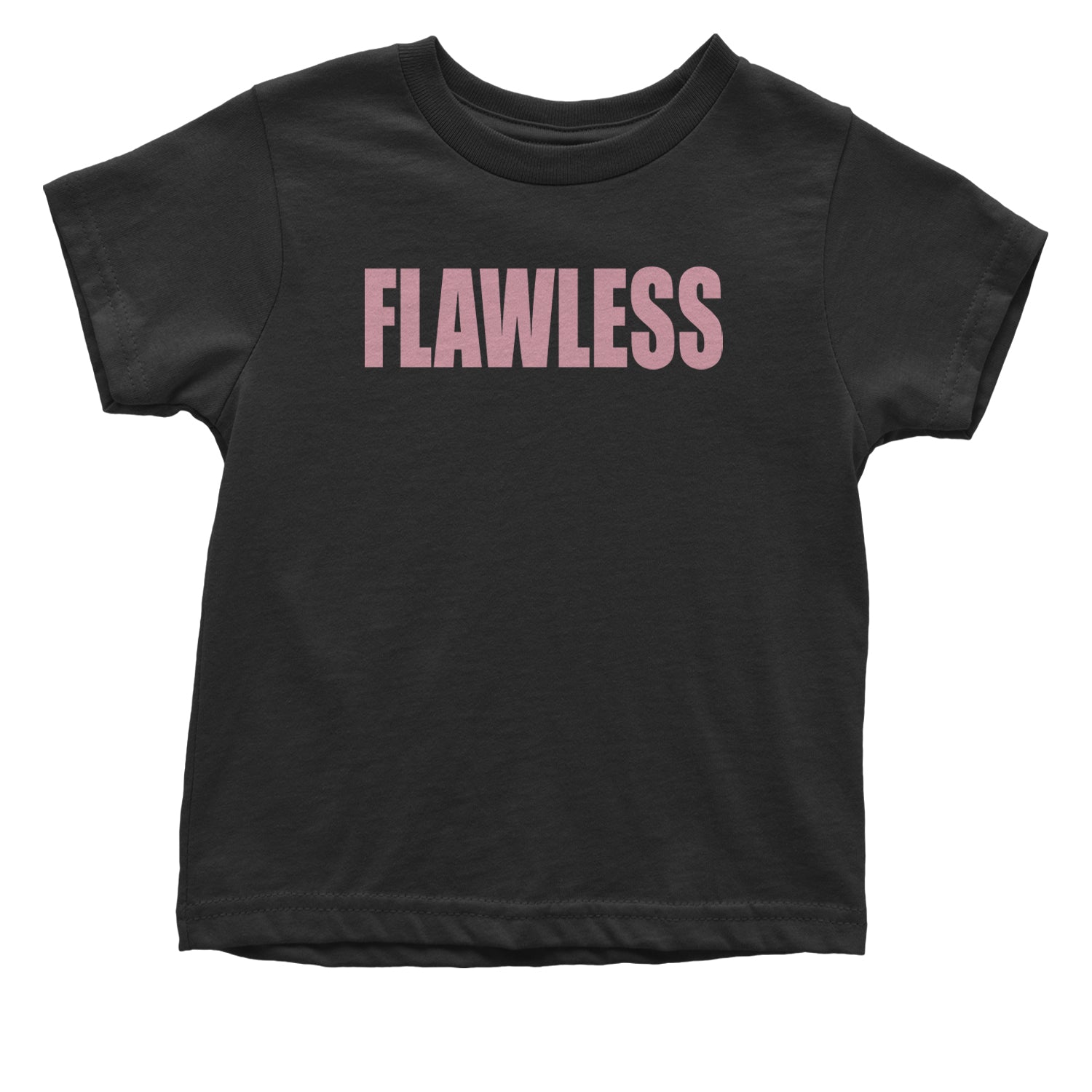 Flawless Renaissance Infant One-Piece Romper Bodysuit and Toddler T-shirt Black