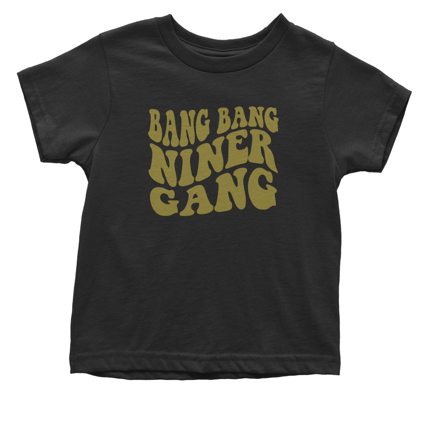 WAVE Bang Bang Nin-r Gang San Francisco Infant One-Piece Romper Bodysuit and Toddler T-shirt Black