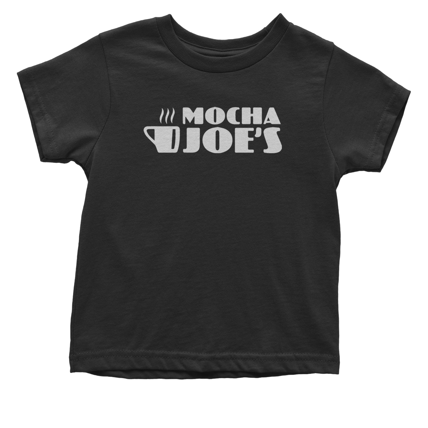 Mocha Joe's Enthusiastic Coffee Infant One-Piece Romper Bodysuit and Toddler T-shirt Black