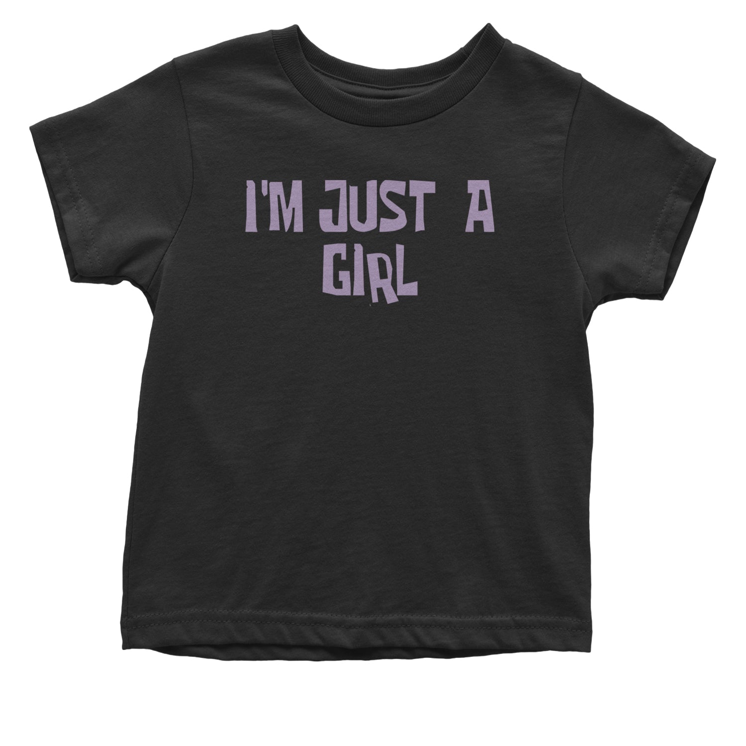 I'm Just A Girl Guts Music Infant One-Piece Romper Bodysuit and Toddler T-shirt Black