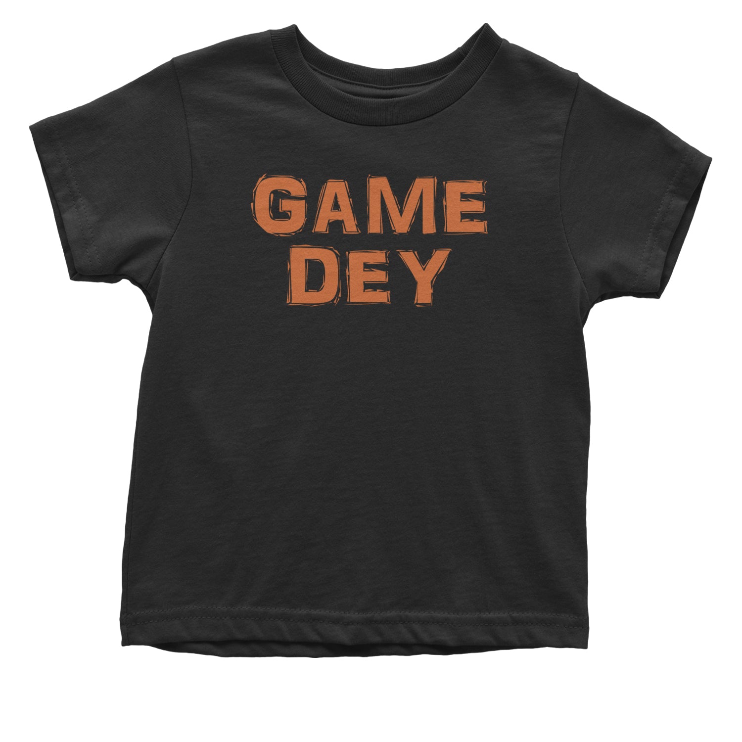 Game Dey Cincinnati Football Infant One-Piece Romper Bodysuit and Toddler T-shirt Black