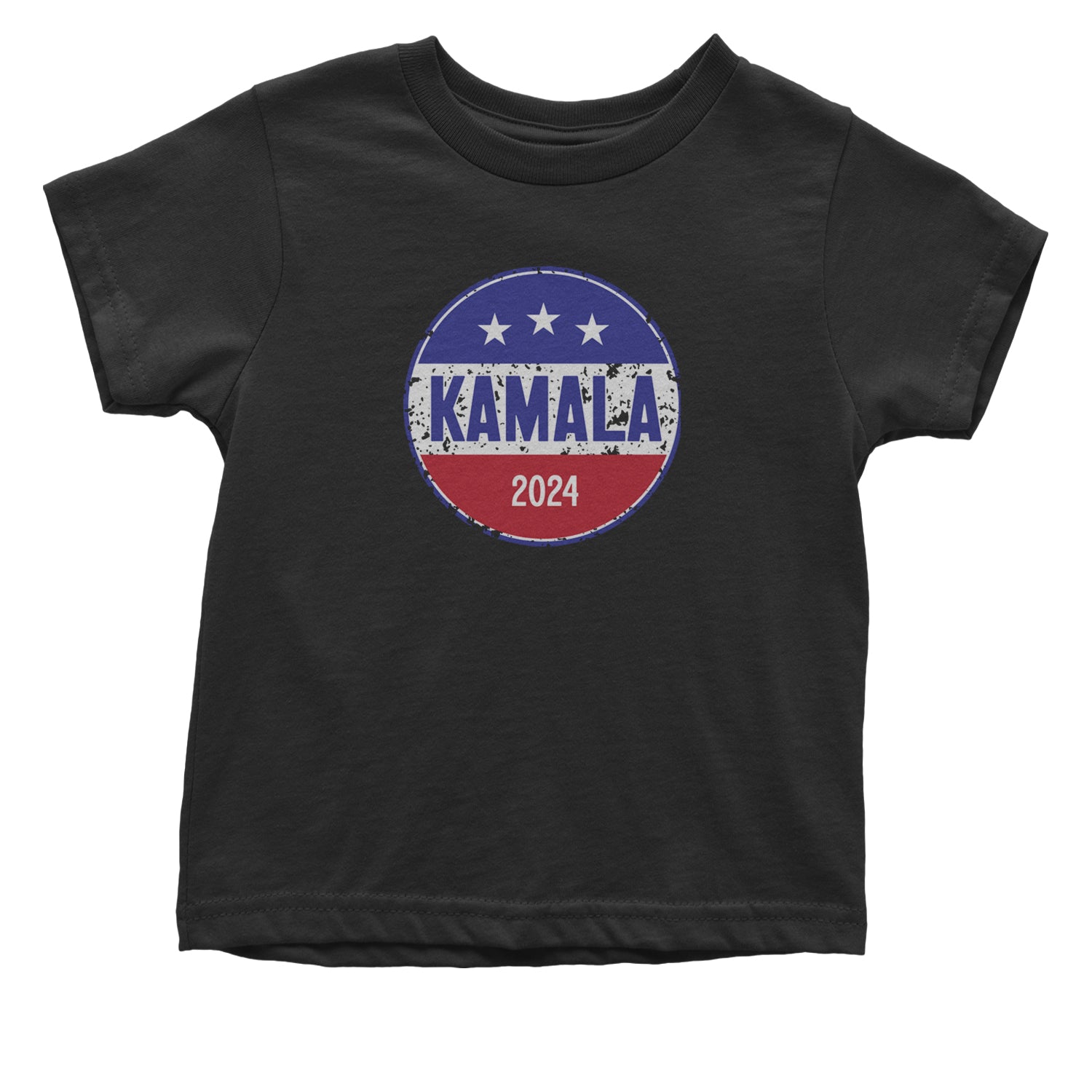 Kamala Badge 2024 - Kamala Harris For President 2024 Infant One-Piece Romper Bodysuit and Toddler T-shirt Black