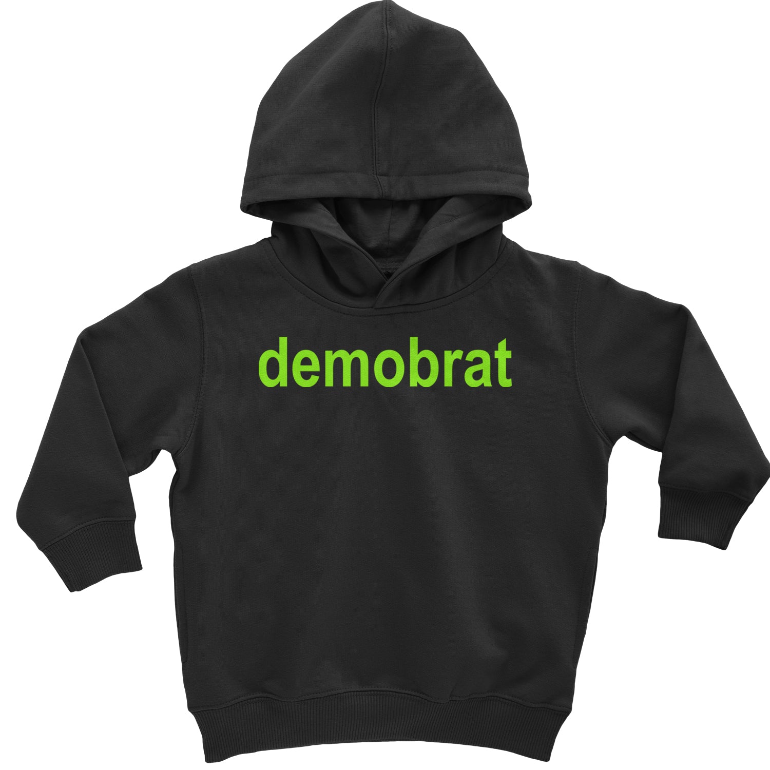 Demobrat Kamala Is Brat Vote Democrat Toddler Hoodie And Infant Fleece Romper Black