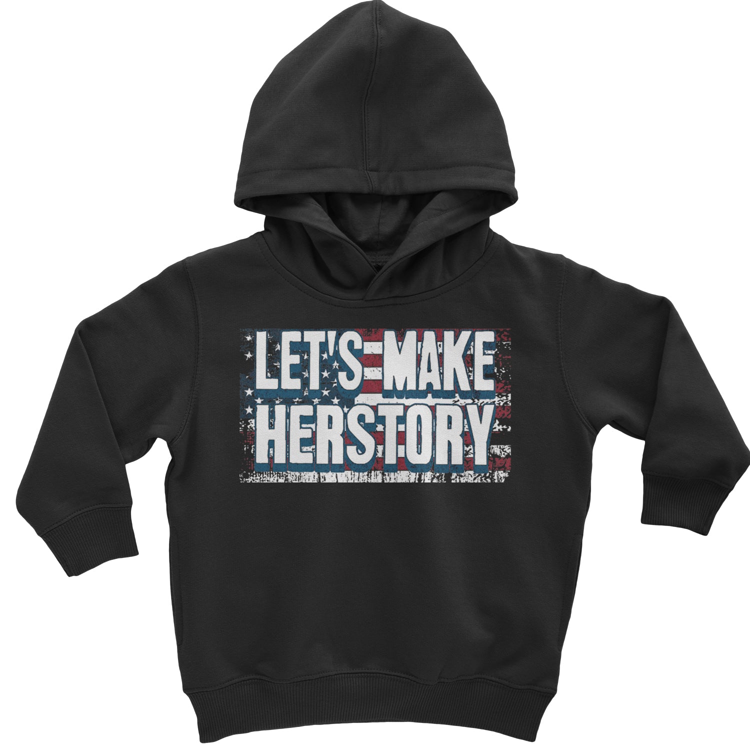 Lets Make Herstory - Support Kamala Harris For President 2024 Toddler Hoodie And Infant Fleece Romper Heather Grey