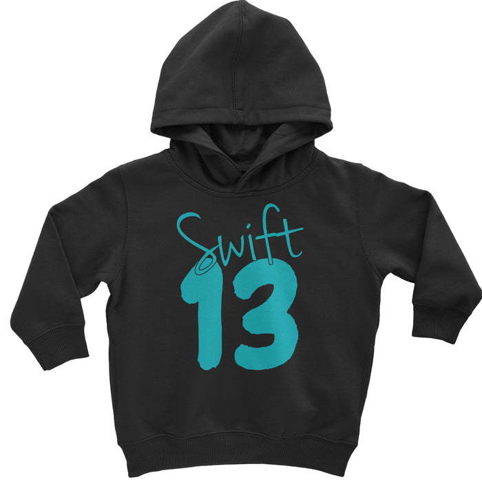 13 Swift 13 Lucky Number Era TTPD Toddler Hoodie Or Infant Fleece Romper