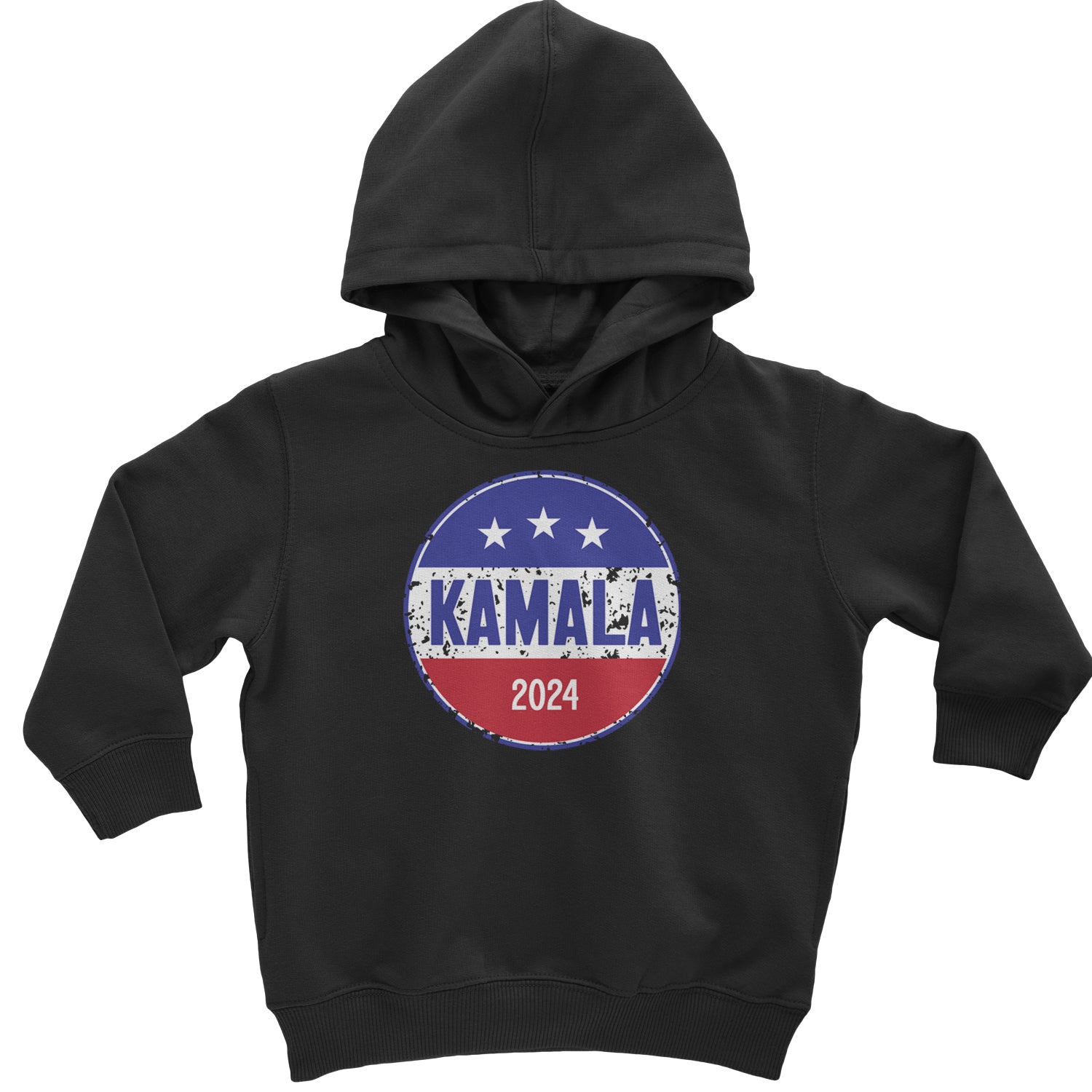 Kamala Badge 2024 - Kamala Harris For President 2024 Toddler Hoodie And Infant Fleece Romper Black