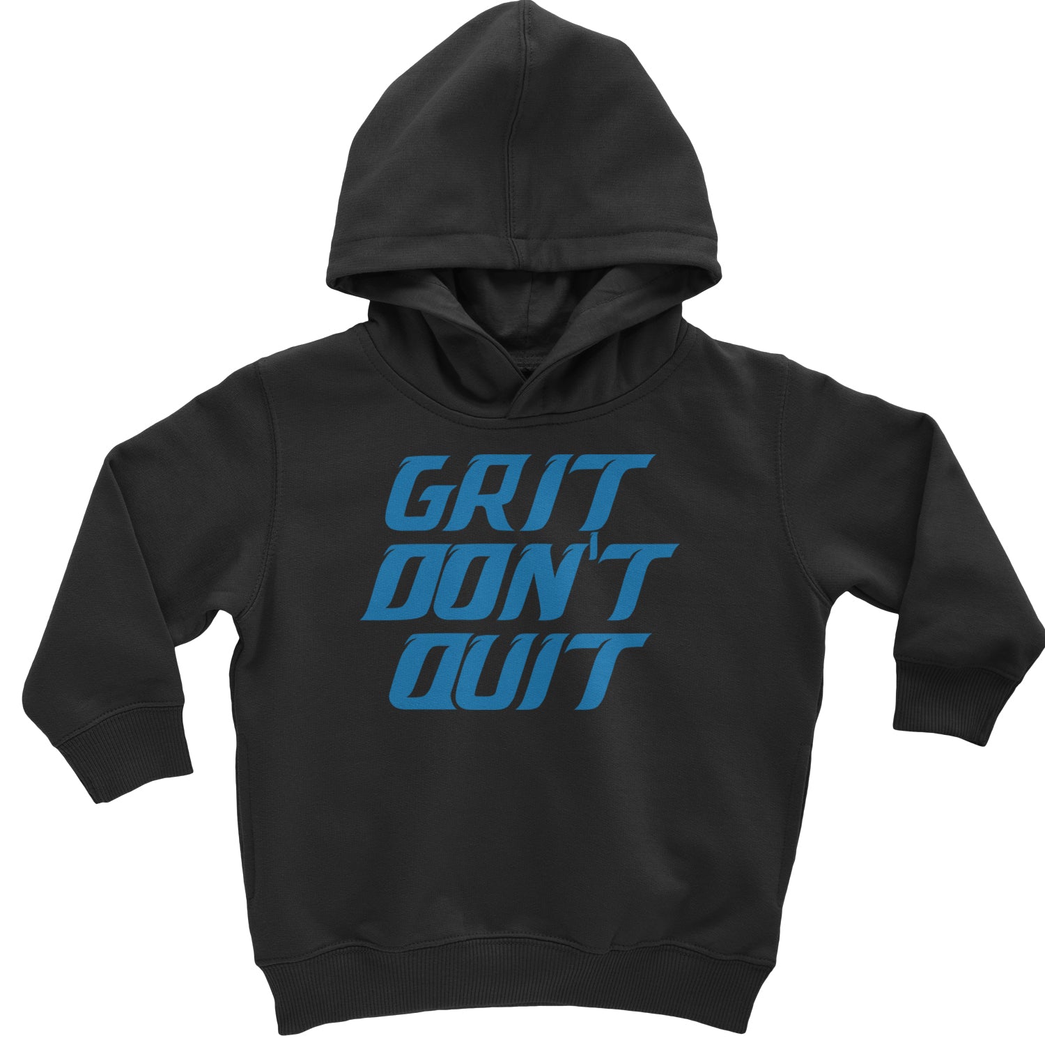 Grit Don't Quit Detroit Grit Toddler Hoodie And Infant Fleece Romper Black