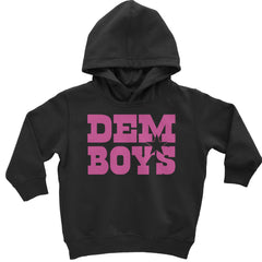 Dem Boys Hot Pink Dallas  Toddler Hoodie And Infant Fleece Romper Black