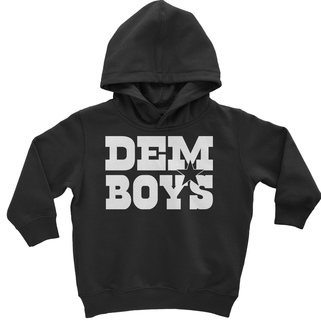 Dem Boys Dallas Football Toddler Hoodie And Infant Fleece Romper Black