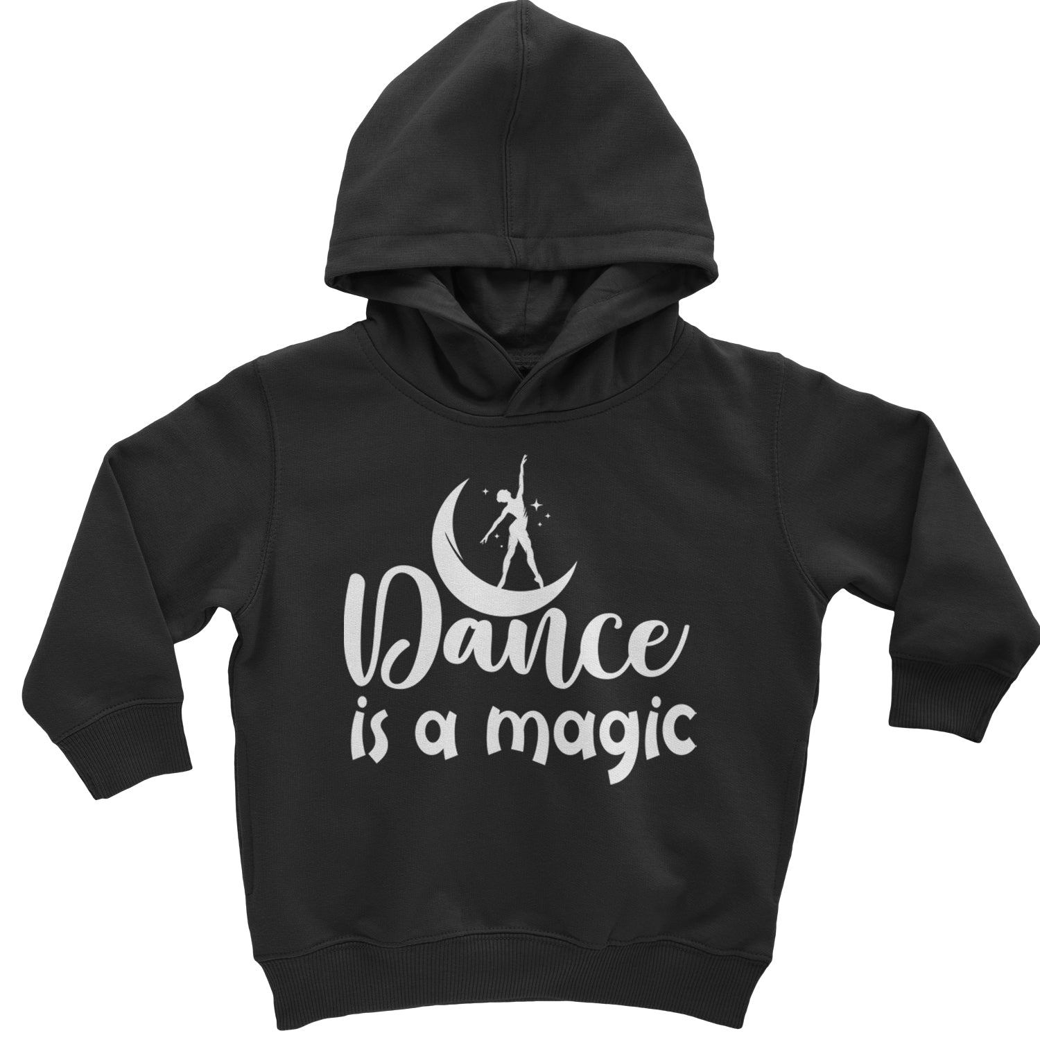 Dance Is Magic Toddler Hoodie And Infant Fleece Romper Black