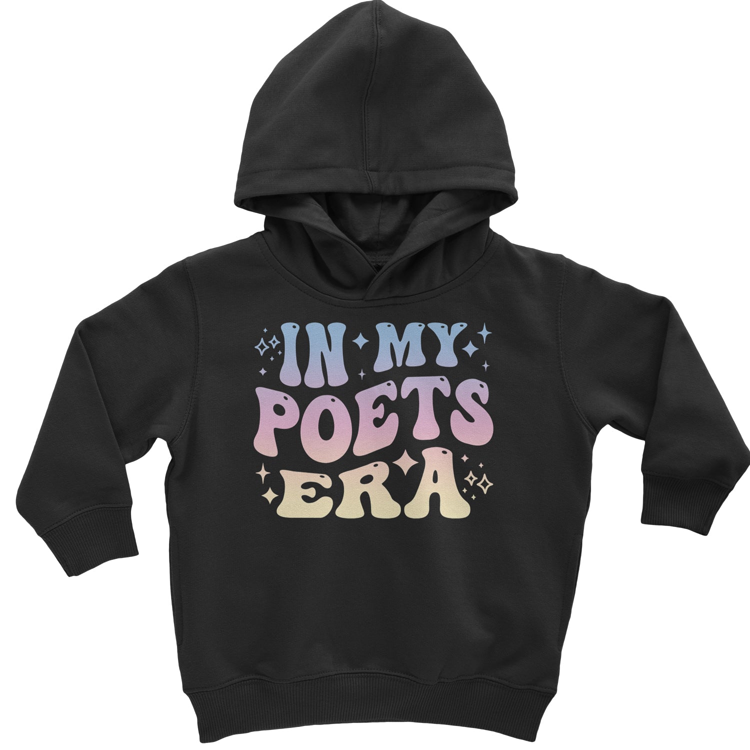 In My Poet Era Tie Dye TTPD Music Toddler Hoodie And Infant Fleece Romper Black