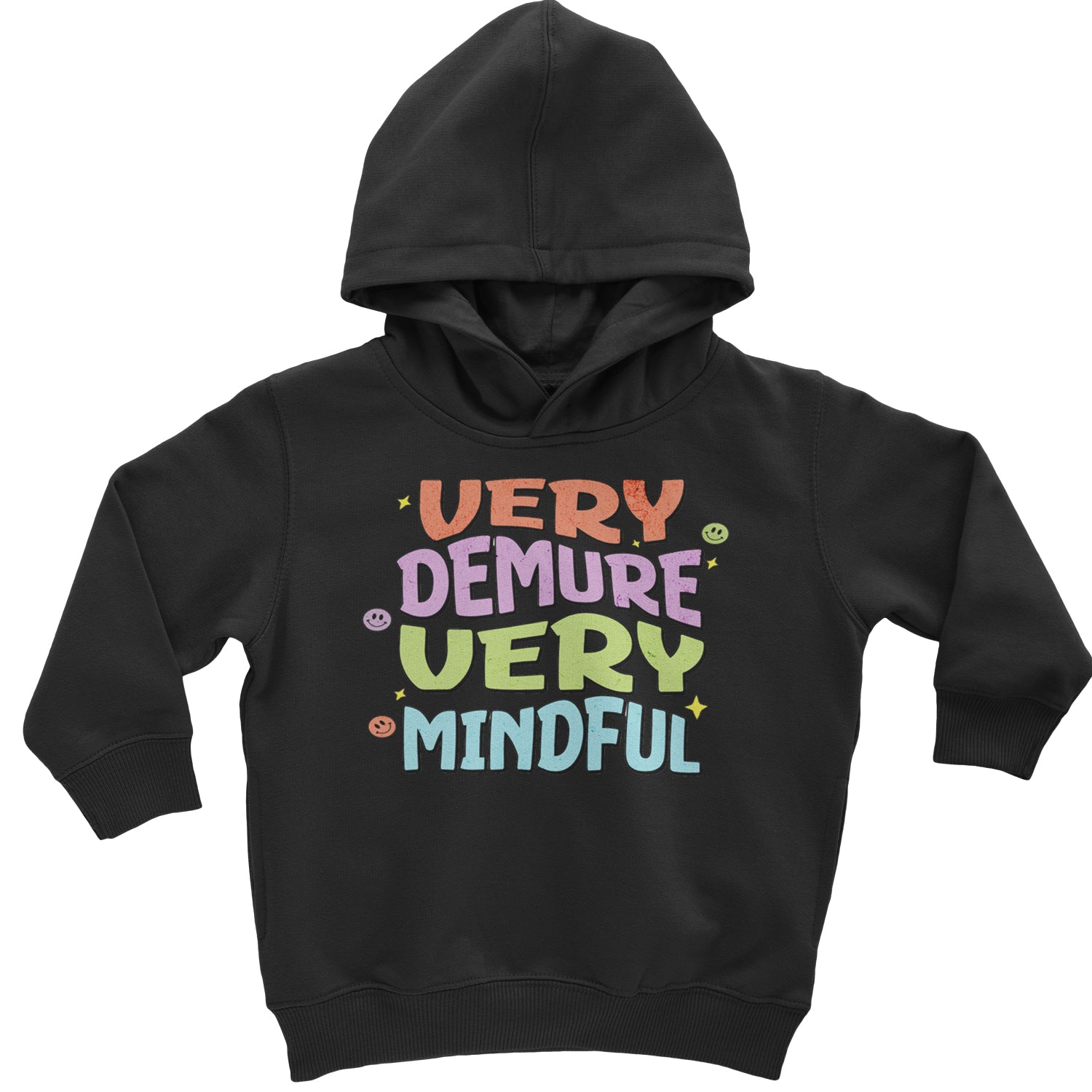 Very Demure, Very Mindful Toddler Hoodie And Infant Fleece Romper Mauve