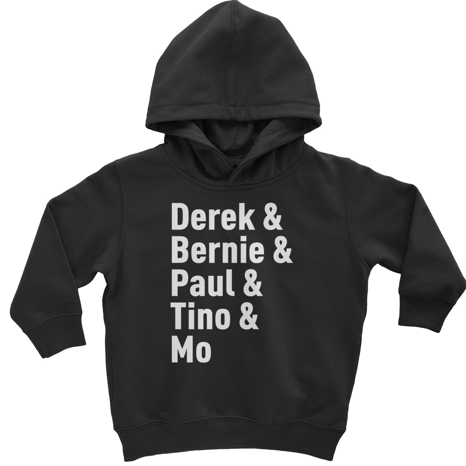 Derek & Bernie & Paul & Tino & Mo Toddler Hoodie And Infant Fleece Romper Navy Blue