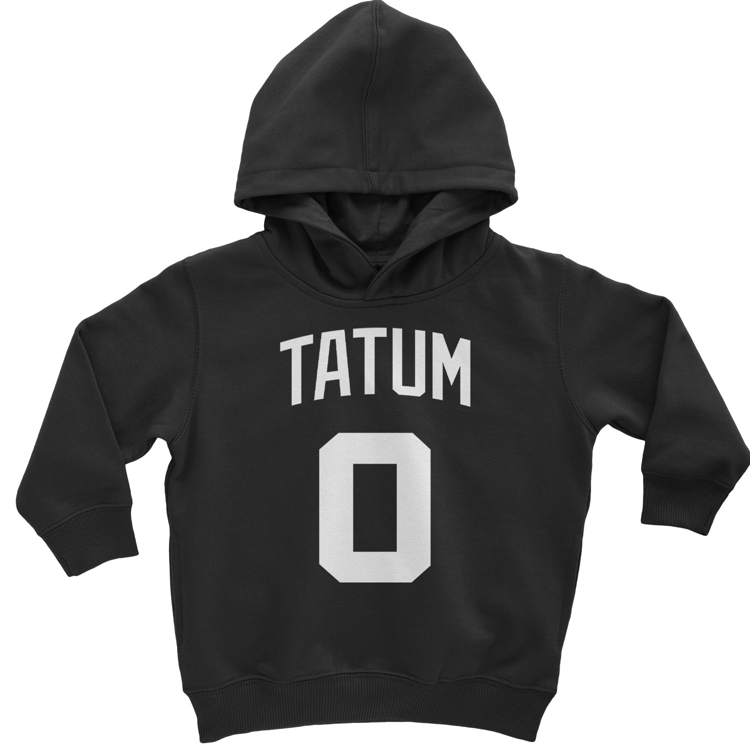 Tatum #0 Boston Basketball Toddler Hoodie And Infant Fleece Romper Black