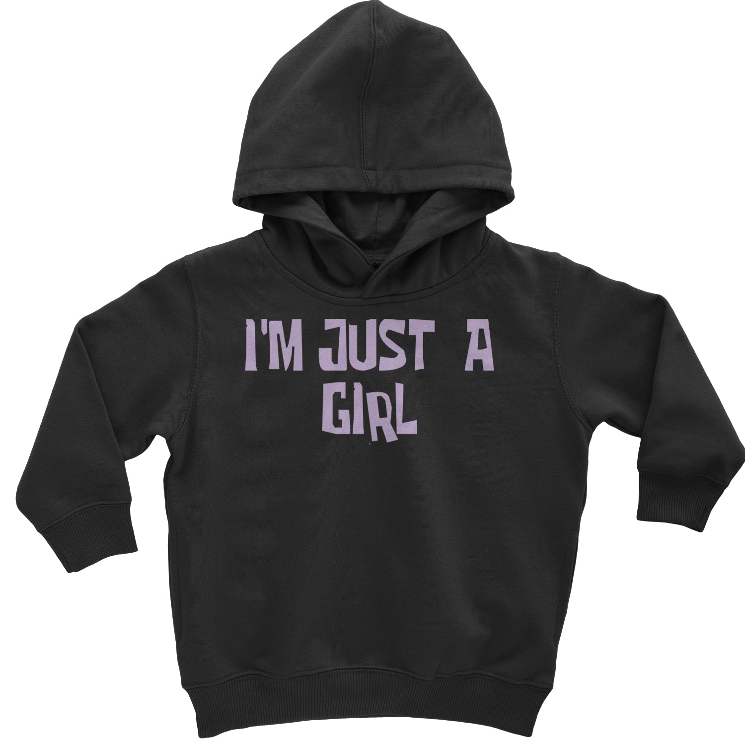 I'm Just A Girl Guts Music Toddler Hoodie And Infant Fleece Romper Black