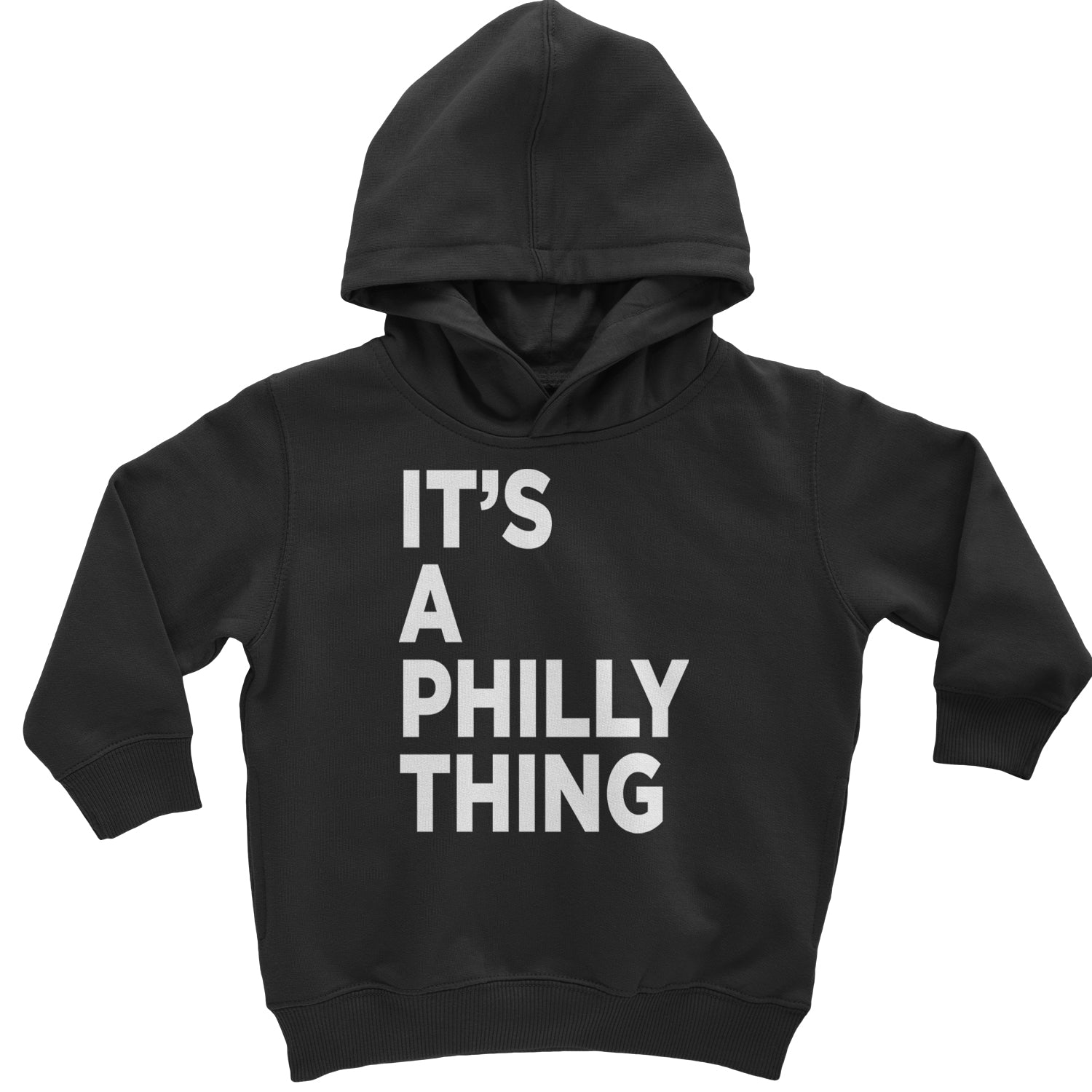 PHILLY It's A Philly Thing Toddler Hoodie And Infant Fleece Romper Black