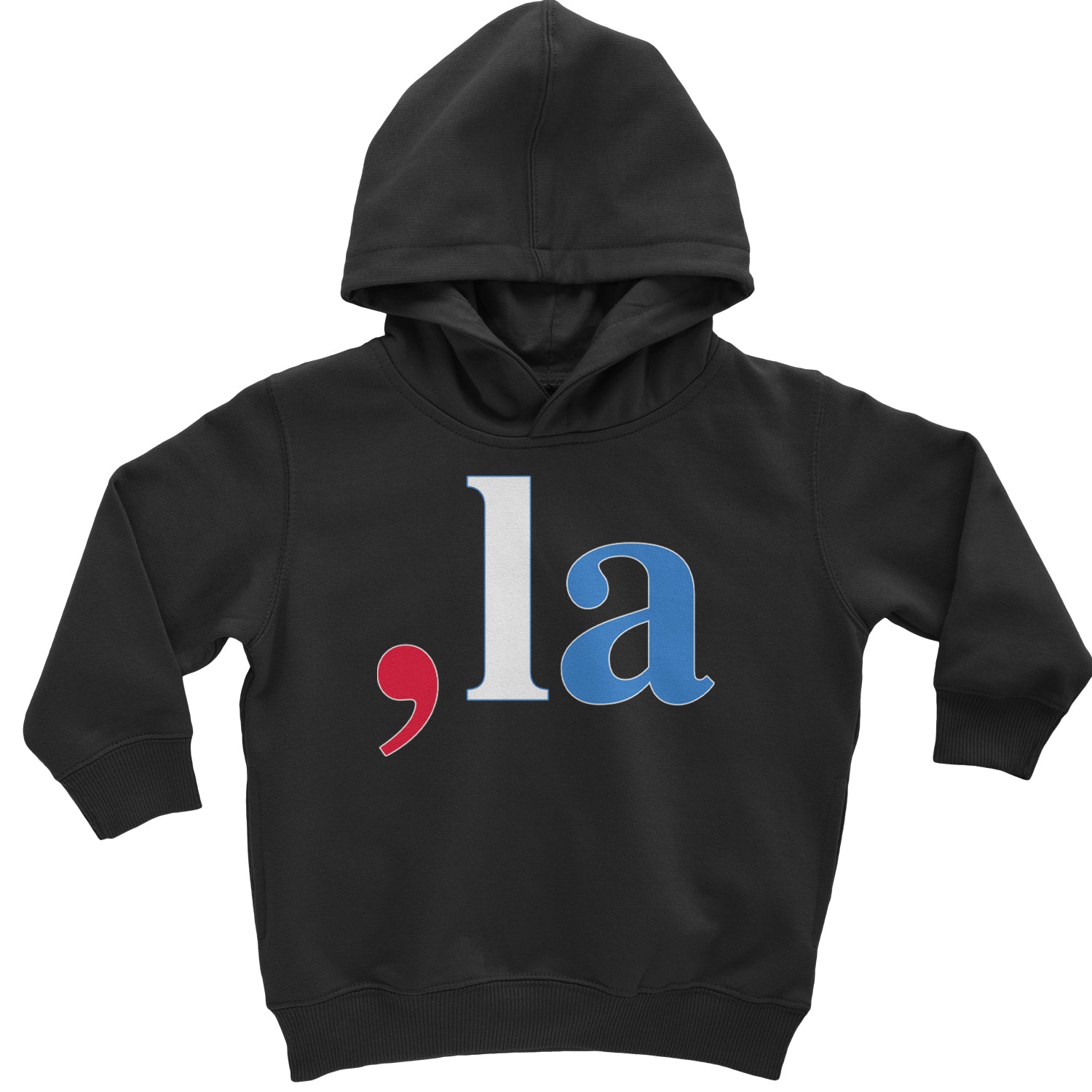 Comma-La - Support Kamala Harris For President 2024 Toddler Hoodie And Infant Fleece Romper Black