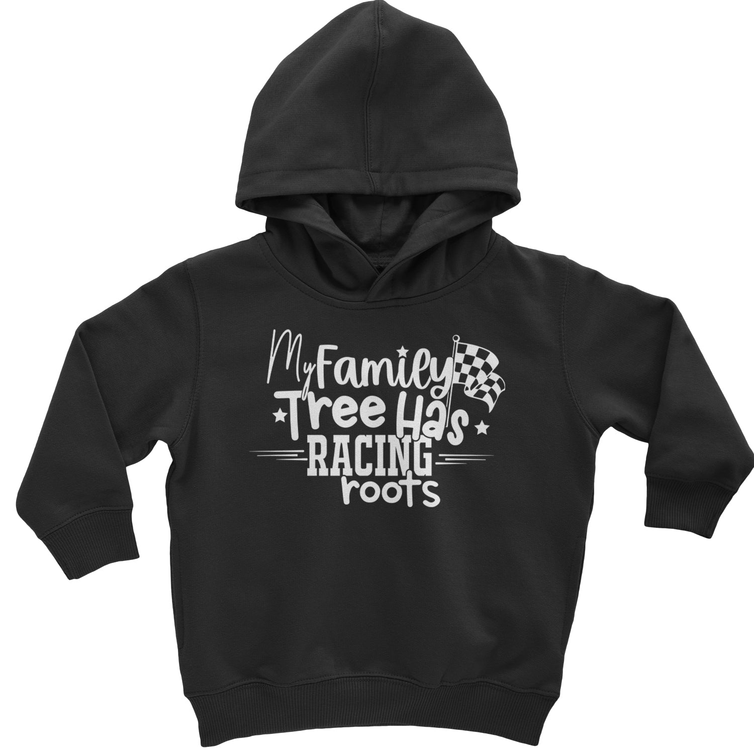 My Family Tree Has Racing Roots Toddler Hoodie And Infant Fleece Romper Black