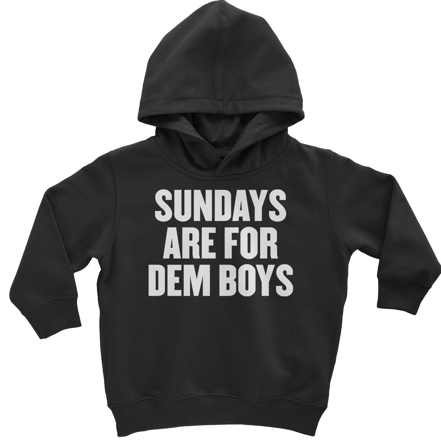 Sundays Are For Dem Boys Toddler Hoodie And Infant Fleece Romper Black