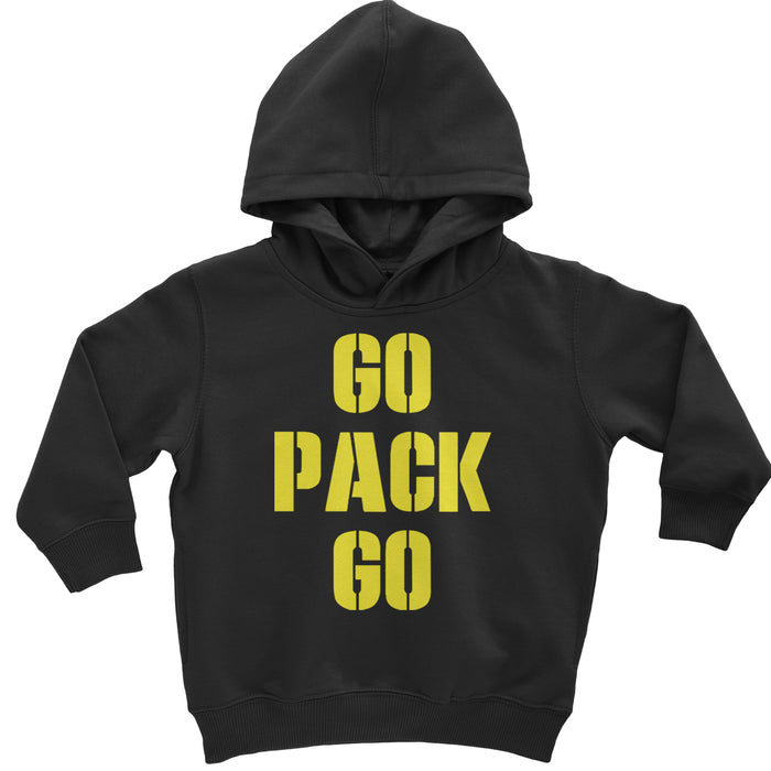 Go Pack Go Green Bay Toddler Hoodie Or Infant Fleece Romper