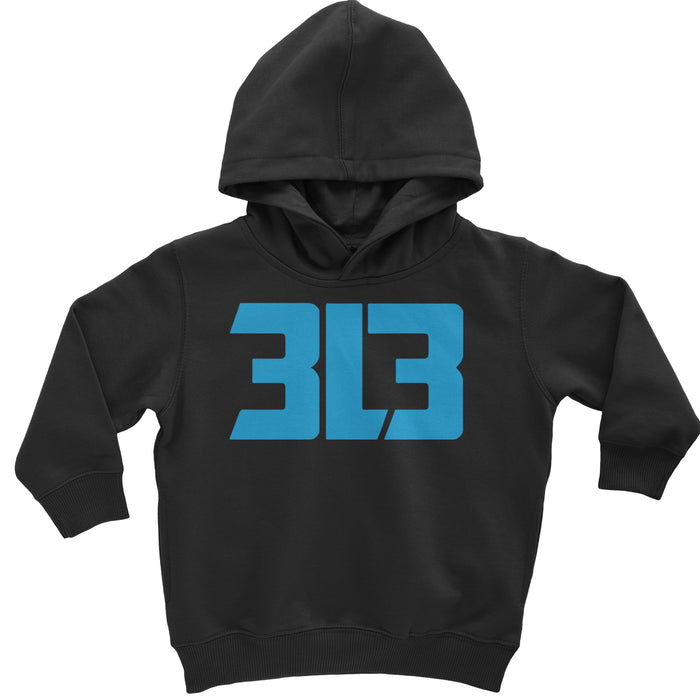 3L3 From The 313 Detroit Football Toddler Hoodie Or Infant Fleece Romper