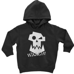 Ork Miniature Tabletop Wargaming Waagh Toddler Hoodie And Infant Fleece Romper Black