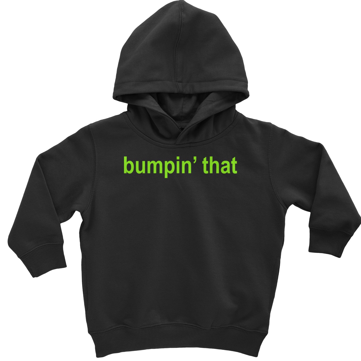 Bumpin' That Brat Music Toddler Hoodie And Infant Fleece Romper Black