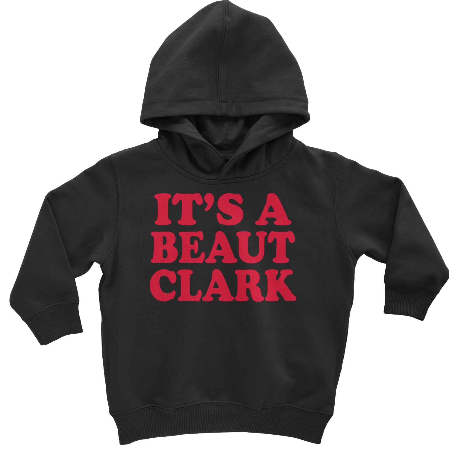 It's a Beaut Clark Festive Christmas Toddler Hoodie And Infant Fleece Romper Heather Grey