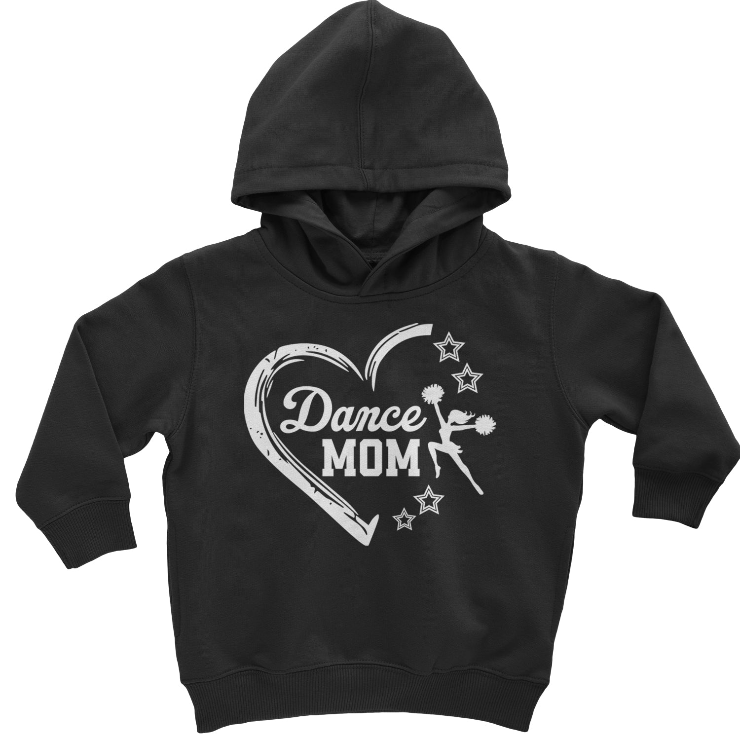 Heart Dance Mom Love Toddler Hoodie And Infant Fleece Romper Black