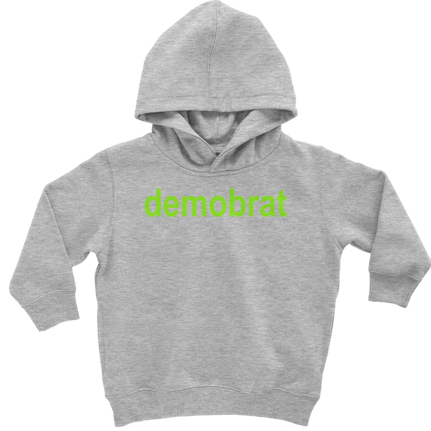 Demobrat Kamala Is Brat Vote Democrat Toddler Hoodie And Infant Fleece Romper Heather Grey