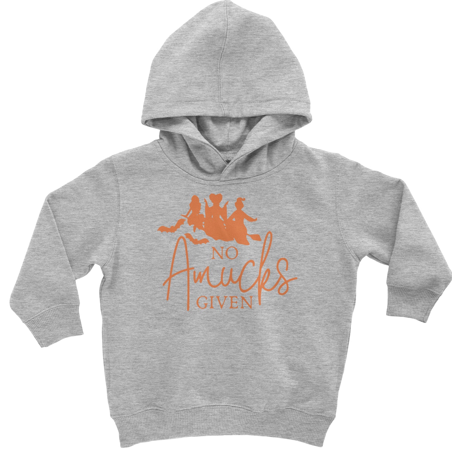 No Amucks Given Hocus Pocus Toddler Hoodie And Infant Fleece Romper Heather Grey