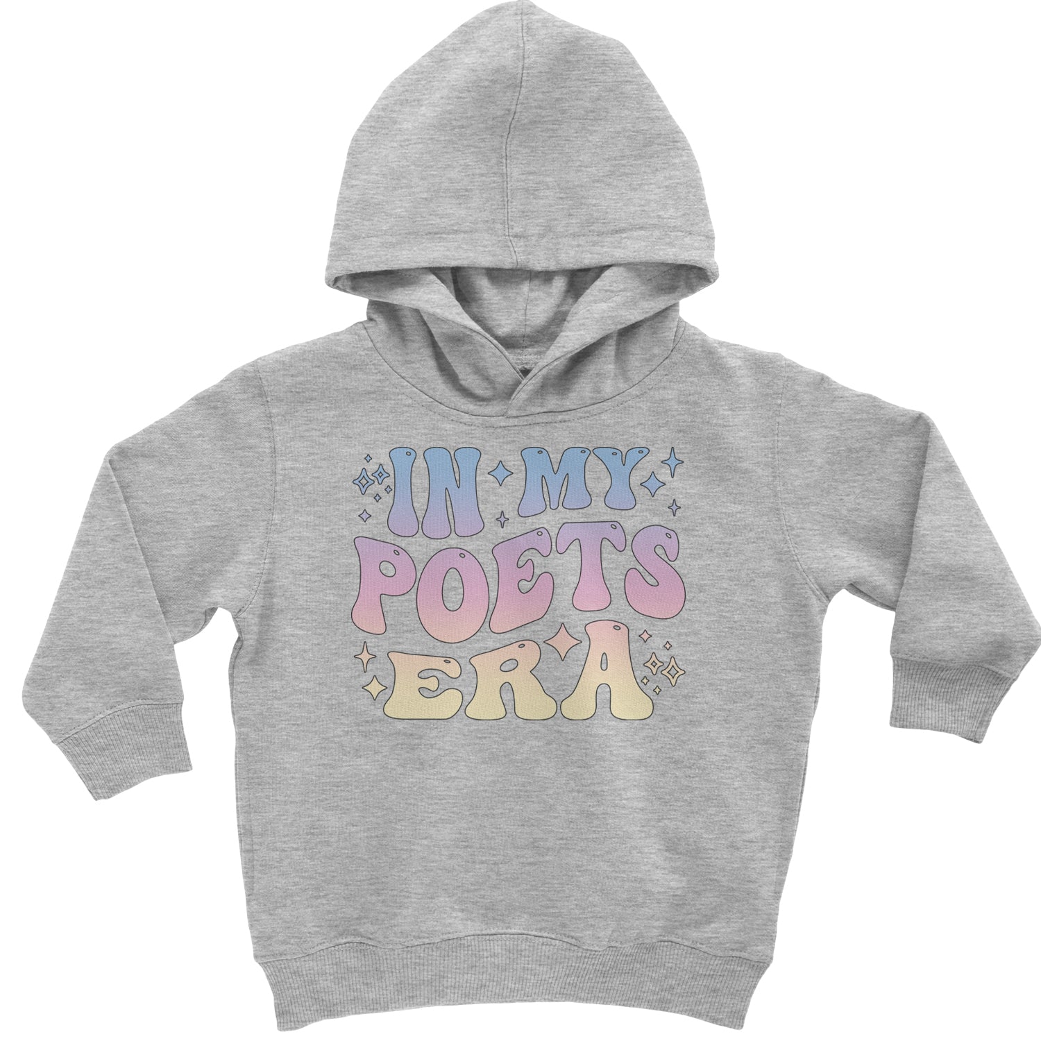 In My Poet Era Tie Dye TTPD Music Toddler Hoodie And Infant Fleece Romper Heather Grey