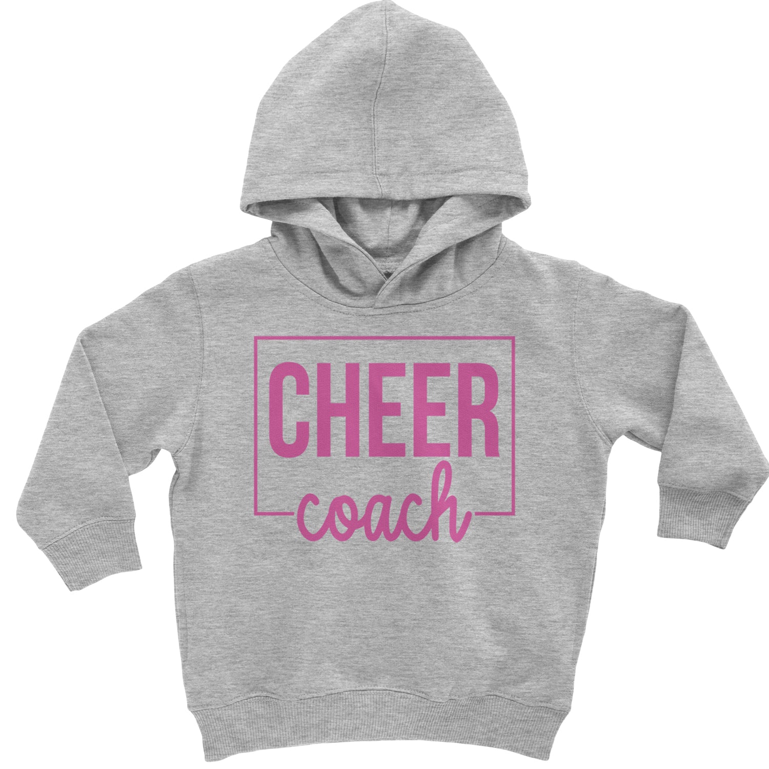 Cheer Coach Cheerleader Toddler Hoodie And Infant Fleece Romper Heather Grey